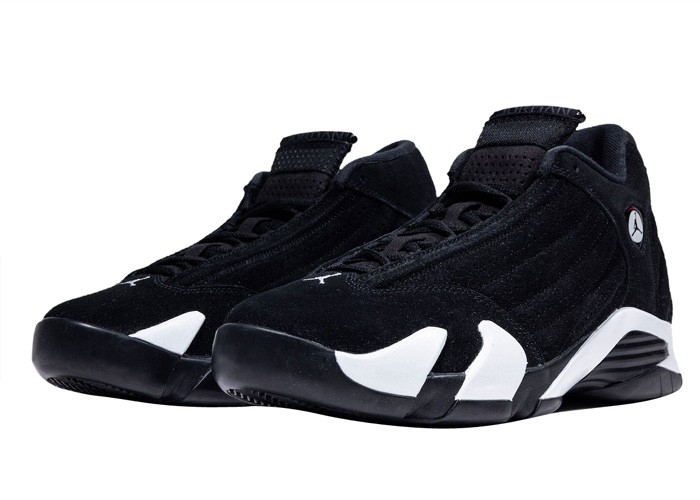 Air Jordan 14 Black White - 487471-016